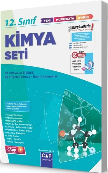 Çap Yayınları 12. Sınıf Kimya Anadolu Seti - Resim 2