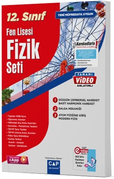 Çap 12. Sınıf Fen Lisesi Fizik Seti - Resim 2
