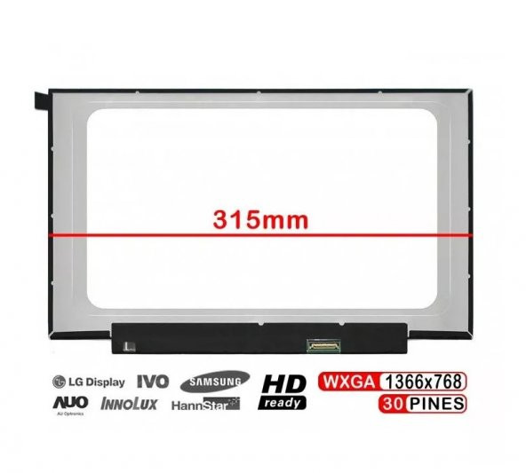 14.0 inç 30pin Slim HD 1366*768 B140XTN07.2 Lcd Ekran Panel (Kısa) V1 np-kr70202v1-347211 ürün görseli 1