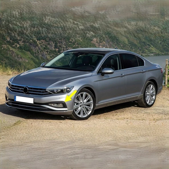 VW Passat B8.5 2020-2023 Sol Sis Farı Çerçevesi Mat Siyah 3G0853665K ürün görseli 1
