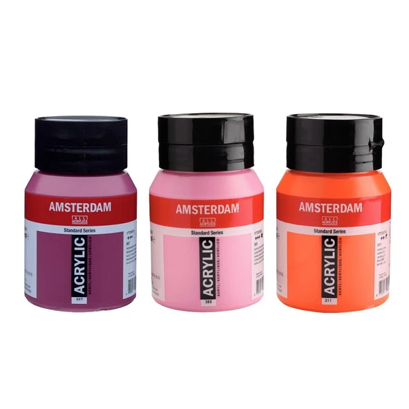 AMSTERDAM AKRİLİK 500 ML 3LÜ SET ürün görseli 1