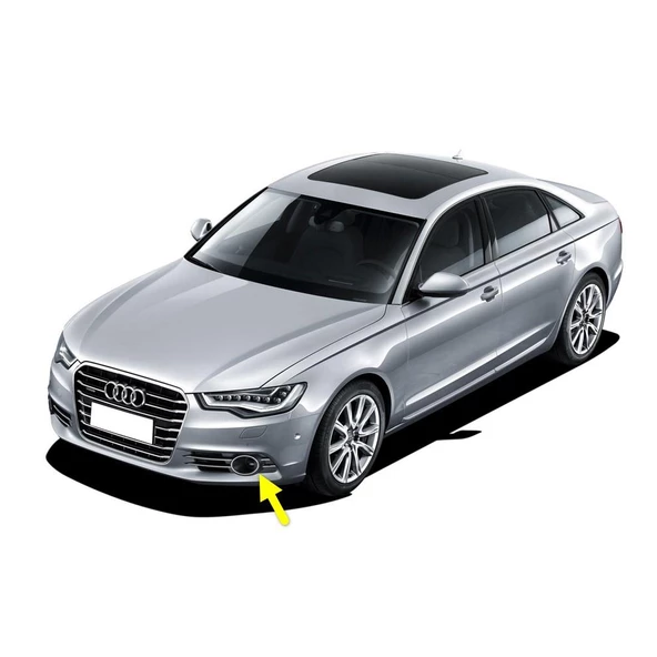 Audi A6 2012-2014 Ön Tampon Sol Sis Farı Çerçevesi Kromlu 4G0807681B ürün görseli 1
