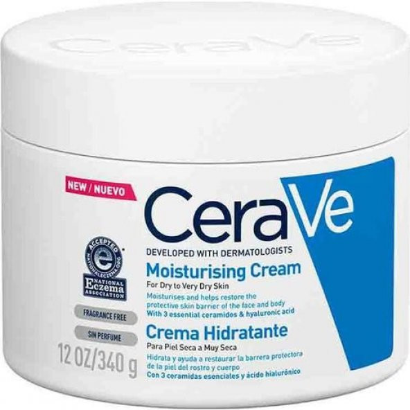 CeraVe Moisturising Cream 340 gr - Nemlendirici Krem ürün görseli 1