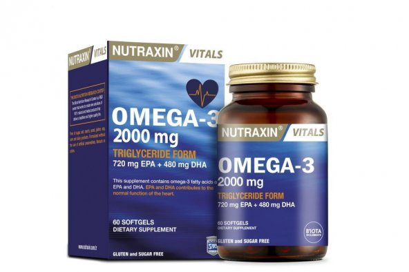 Nutraxin Omega 3 2000 mg 60 Tablet ürün görseli 1