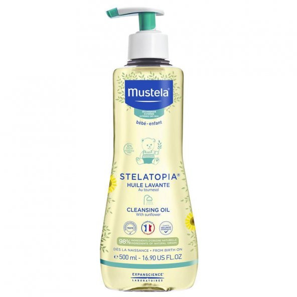 Mustela Stelatopia Cleansing Oil 500 ml ürün görseli 1