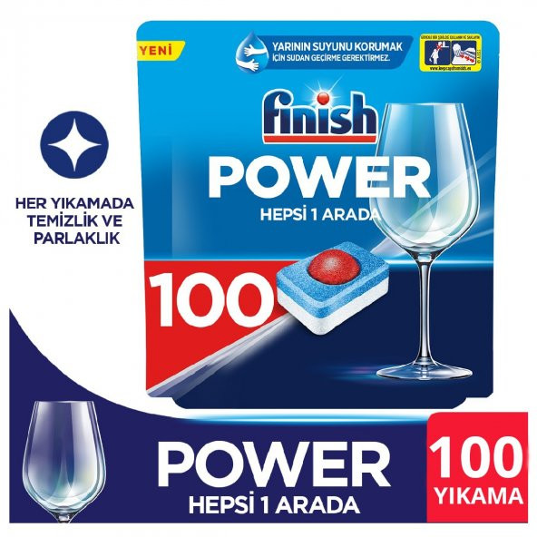 Finish Hepsi Bir Arada 100 Tablet Bulaşık Makinesi Deterjanı ürün görseli 1