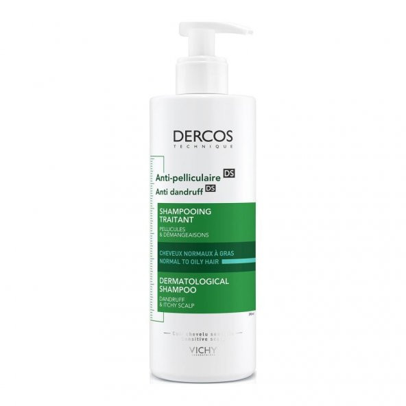 Vichy Dercos Anti Dandruff Kepek Karşıtı Şampuan 390 ml - Normal ve Yağlı Saçlar ürün görseli 1
