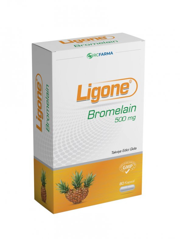 Ligone Bromelain 500 mg 60 Kapsül ürün görseli 1