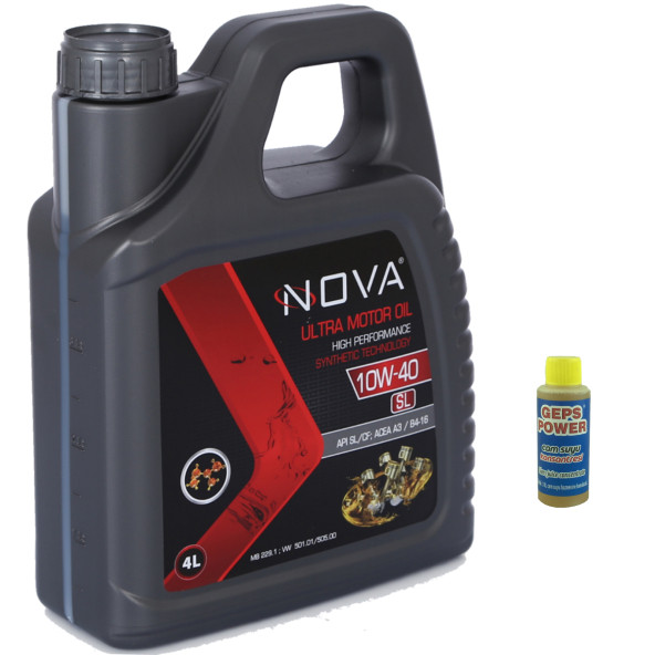 Nova 10W-40 4 Litre Motor Yağı Benzin, Lpg, Dizel +Cam Sabunu ürün görseli 1