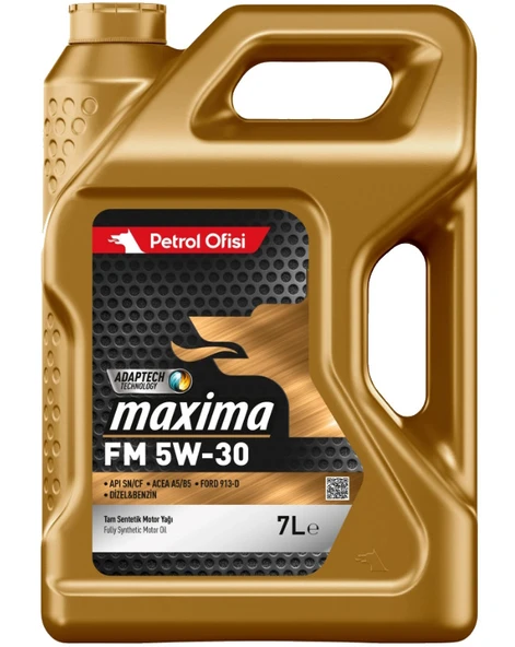 Petrol Ofisi Maxima CX 0W-30 DPF Partiküllü Motor Yağı 4 Litre ürün görseli 1