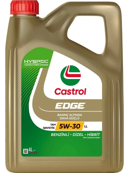 CASTROL EDGE 5W-30 LL Tam Sentetik DPF Motor Yağı 4 Litre ürün görseli 1