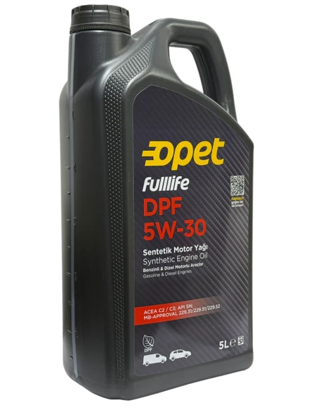 Opet - Fulllife Dpf 5w30 5 Litre Motor Yağı (ACEA: C2/c3-gm Dexos 2- MB 229.51-52) ürün görseli 1