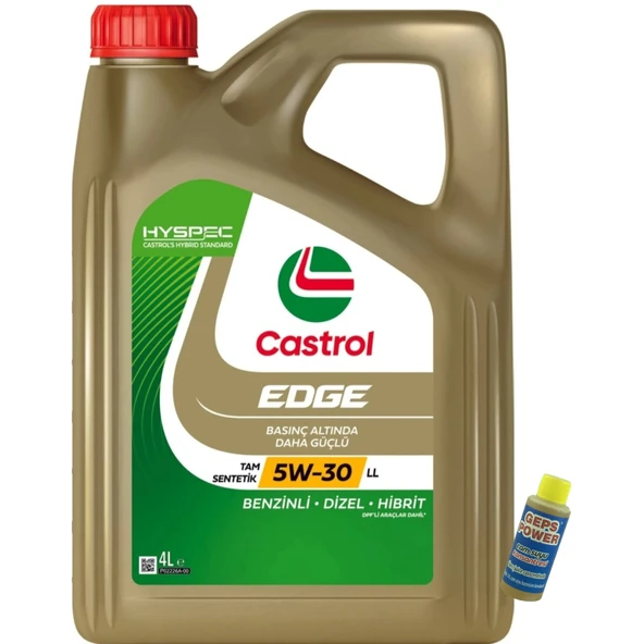 CASTROL Edge Titanyum 5W-30 LL DPFli Motor Yağı 4 Litre + Cam Sabunu 80 ML ürün görseli 1