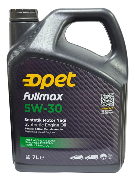 Opet Fullmax 5W-30 Sentetik Motor Yağı 7 L + 3 L Krm Ant ürün görseli 1