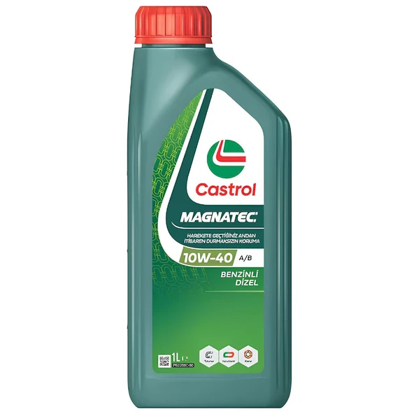 CASTROL Magnatec 10W-40 A / B Yarı Sentetik Motor Yağı 1 L ürün görseli 1