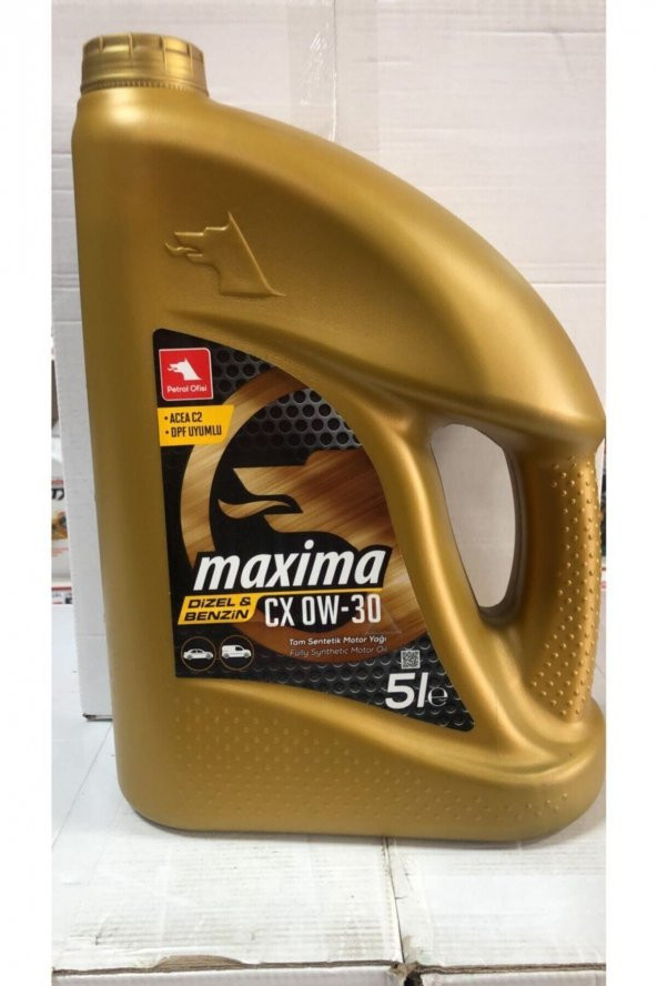Petrol Ofisi Maxima CX 0W-30 DPF Partiküllü Motor Yağı 5 Litre ürün görseli 1