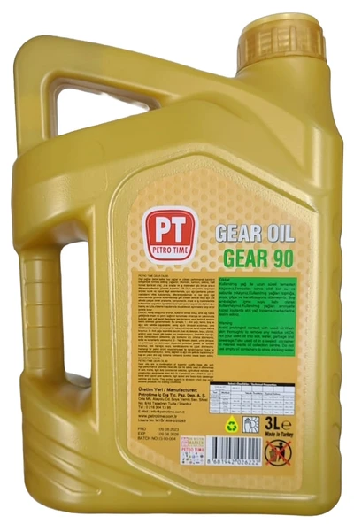 Petro Time 90 Numara Asansör Yağı 3 Litre - Resim 2