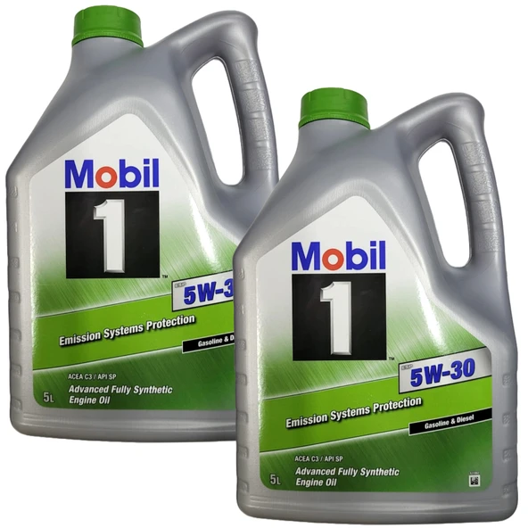 Mobil 1 ESP 5W-30 Tam Sentetik Motor Yağı 2 x 5 Litre ürün görseli 1