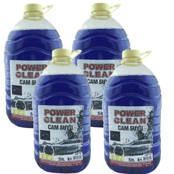 GepsPower -12 Derece Antifrizli Oto Cam Suyu 5 Litre (4 ADET) ürün görseli 1