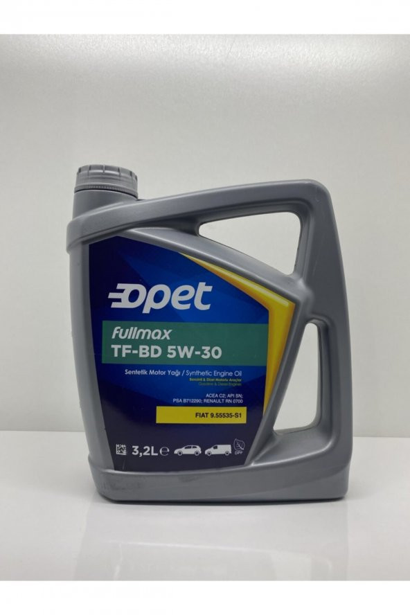 Opet Fullmax Tf-bd 5w-30 3.2 Litre Motor Yağı ürün görseli 1