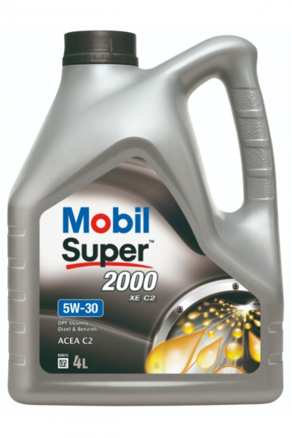 Mobil Super 2000 XE C2 5w-30 DPF Motor Yağı 4 Litre ürün görseli 1