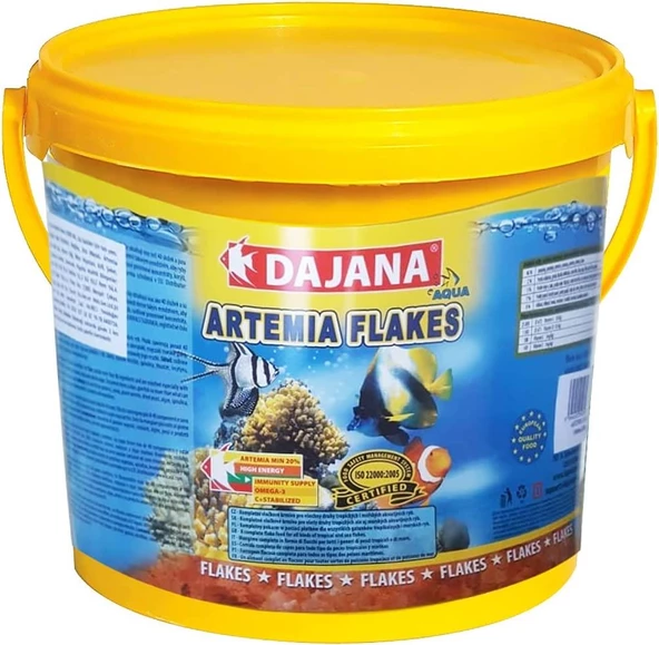 Dajana Tropical Artemia içerikli (Pul) Yem 50 gr Açık Yem Kilitli poşette gönderilir   SKT:11/2028 ürün görseli 1