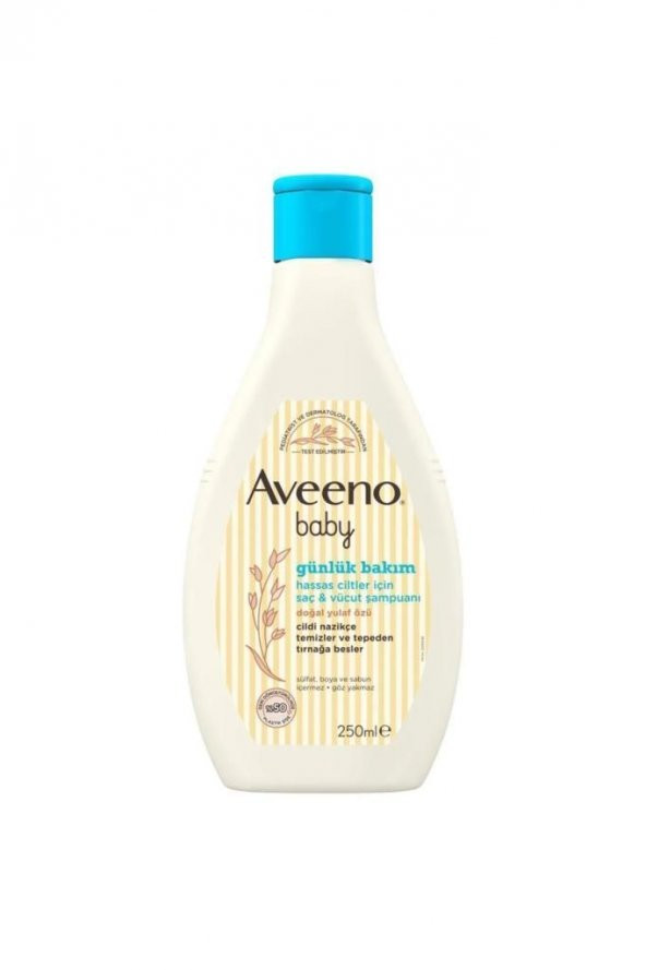 AVEENO Baby Günlük Bakım Saç ve Vücut Şampuanı 250 ml ürün görseli 1