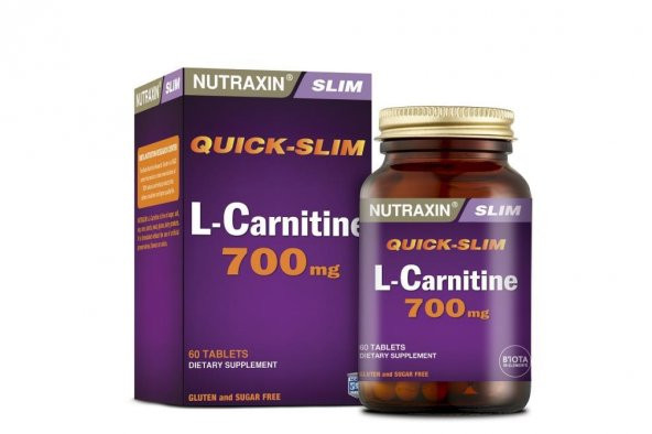 Nutraxin QS L-Carnitine 700 mg 60 Tablet ürün görseli 1