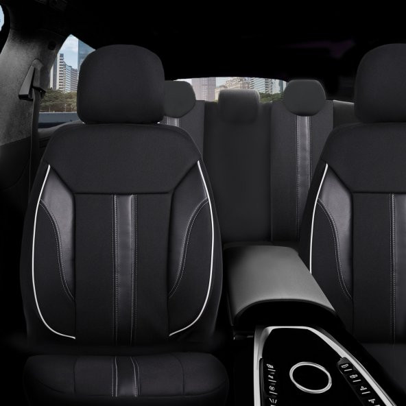 Z&C MAXTECH Citroen C4 Deri Detaylı Özel Tasarım Oto Koltuk Kılıfı Seti CLASSY ürün görseli 1