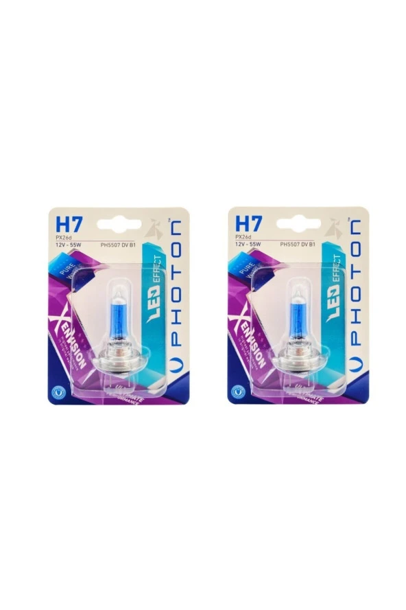 H7 12v 55w Xen Vısıon Beyaz Ampul ürün görseli 1
