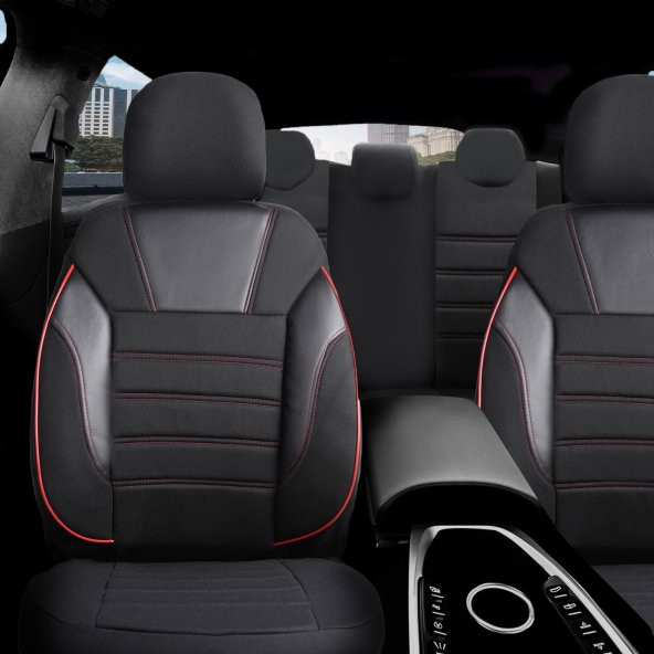 Z&C MAXTECH Bmw 5 SERİSİ 523 Deri Detaylı Özel Tasarım Oto Koltuk Kılıfı Seti SİMPLE ürün görseli 1