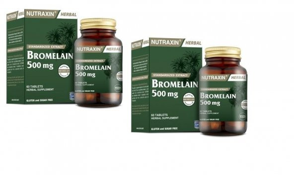 Nutraxin Bromelain 60 Tablet X 2 Adet ürün görseli 1