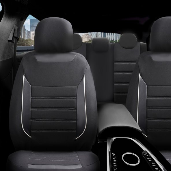 Z&C MAXTECH Seat Leon Deri Detaylı Özel Tasarım Oto Koltuk Kılıfı Seti SMART SB ürün görseli 1