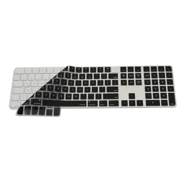 Magic Keyboard A2520 Klavye Koruyucu US Düzenli Touch ID Sayısal Tuş Takımı Uyumlu Silikon ürün görseli 1