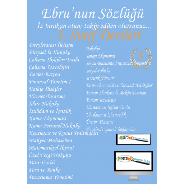 AÖF-İİBF-Ebrunun Sözlüğü-3. Sınıf Dersleri E- Sözlük ürün görseli 1