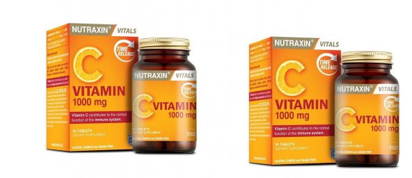 Nutraxin Vitamin C 1000 mg 30 Tablet x 2 Adet ürün görseli 1