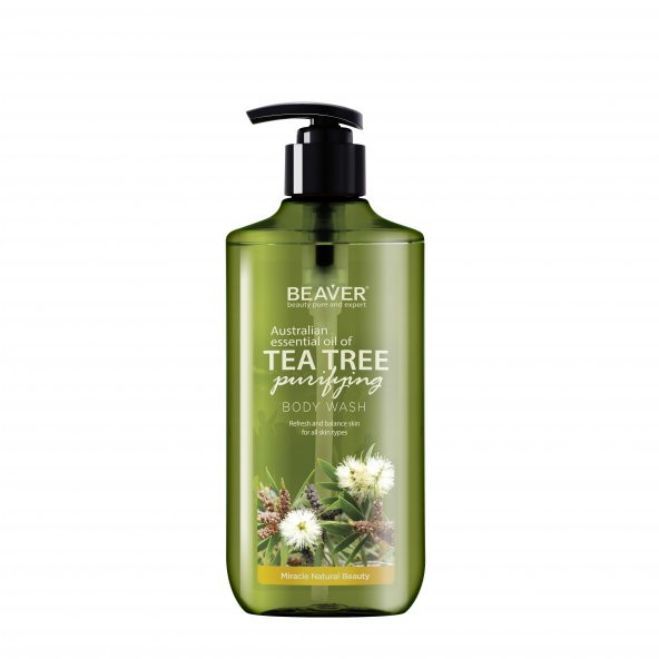 Beaver Tea Tree Body Wash 400 ml ürün görseli 1