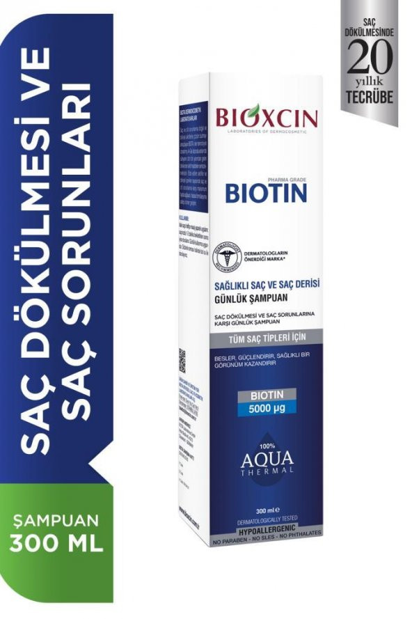 Bioxcin Biotin Şampuan 300 ml ürün görseli 1