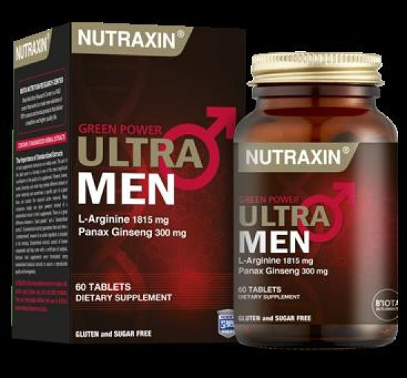 Nutraxin Ultramen 60 Tablet ürün görseli 1