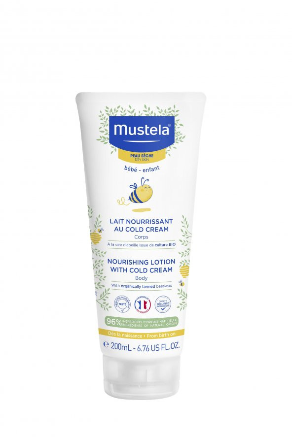 Mustela Cold Krem İçeren Besleyici Vücut Losyonu 200 ml ürün görseli 1