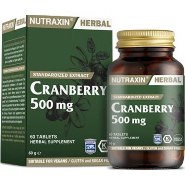 Nutraxin Cranberry 60 Tablet ürün görseli 1