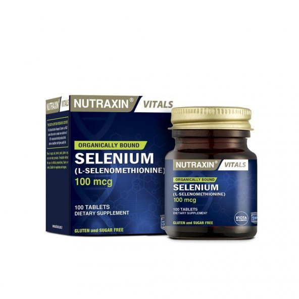 Nutraxin Selenium 100 mcg 100 Tablet ürün görseli 1
