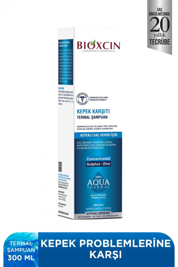 Bioxcin Aquathermal Kepek Şampuan 300 ml ürün görseli 1
