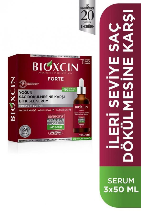 Bioxcin Forte Serum 3x50 ml ürün görseli 1