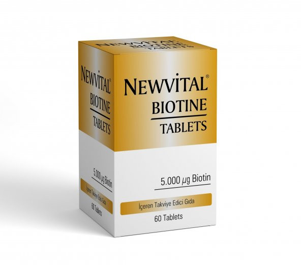 Newvital Biotin 60 Tablet ürün görseli 1