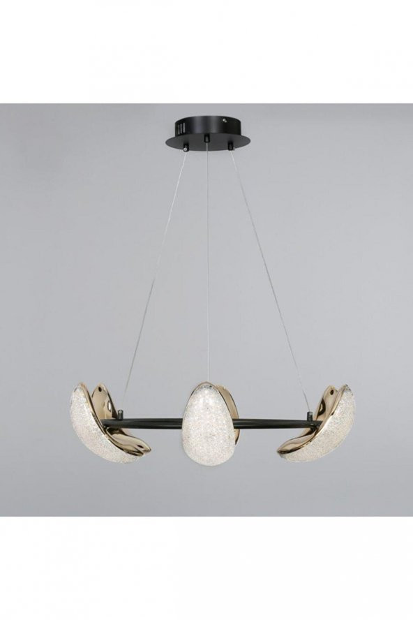 EDM Vitale LED Avize 6’li Salon Gold Beşik ürün görseli 1