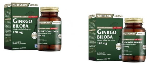 Nutraxin Ginkgo Biloba 60 Kapsül x 2 Adet ürün görseli 1