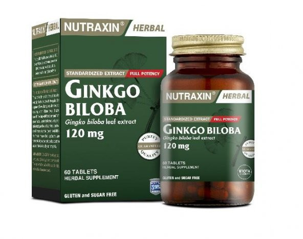 Nutraxin Ginkgo Biloba 60 Kapsül ürün görseli 1