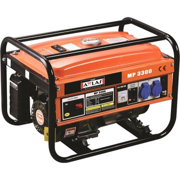 Attlas Mp3300 2.5 Kva Ipli Benzinli Jeneratör ürün görseli 1