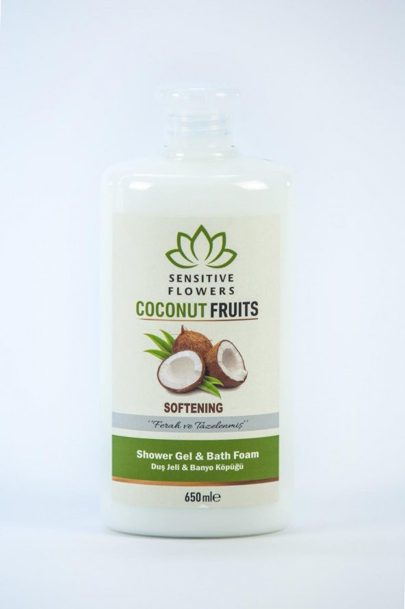 Sensitive Flowers Coconut Fruits Softening Duş Jeli 650 Ml ürün görseli 1